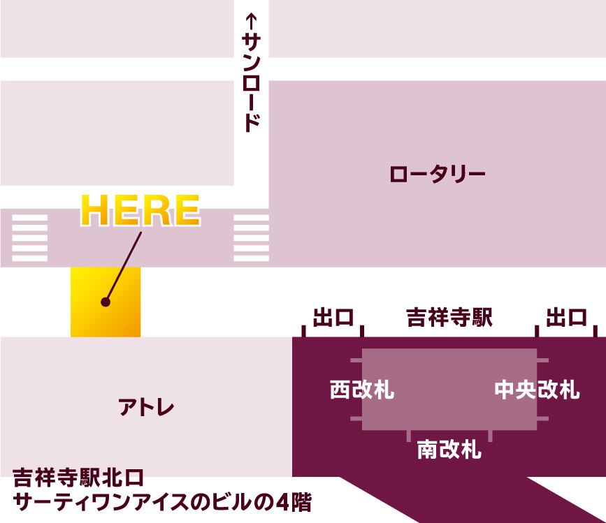 fufuR 1号店:吉祥寺店地図